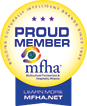 Logo Proud Member or MFHA